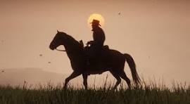 Cowboy on horseback